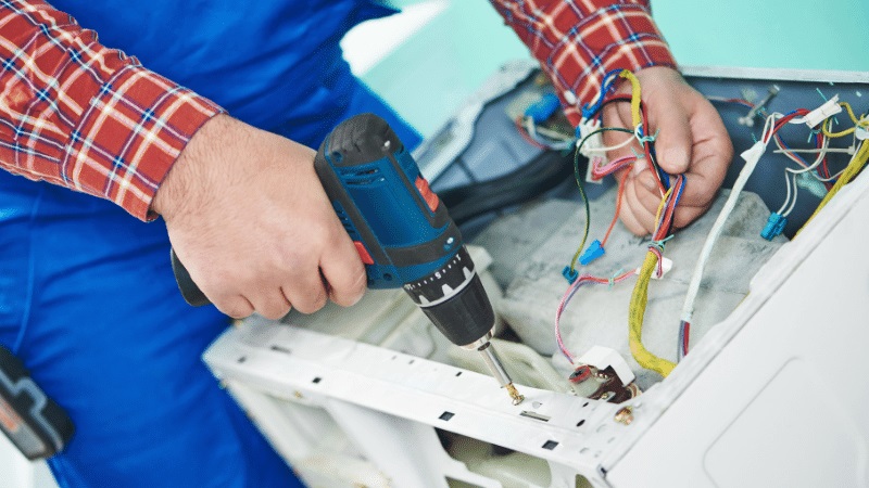 Çamlıdere Beko Beko çamaşır makinesi kart tamiri – Su almama arızası orijinal parça ile giderildi. - Teknik servis örneği